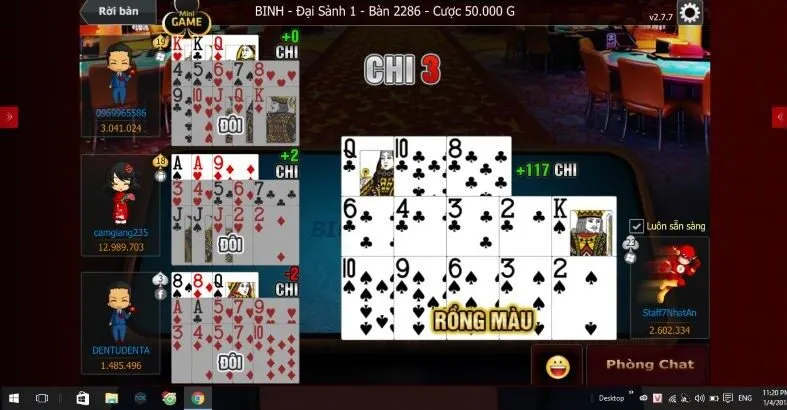 Cách xếp bài mậu binh cực chuẩn cho người mới