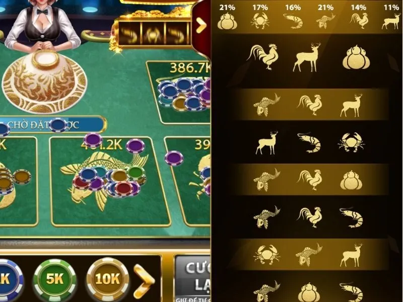 Quy tắc chơi game Bầu Cua Online đơn giản tại Hit Club